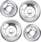 316048413 and 316048414 4 Pieces Set for Frigidaire Drip Stove Burn Pan
