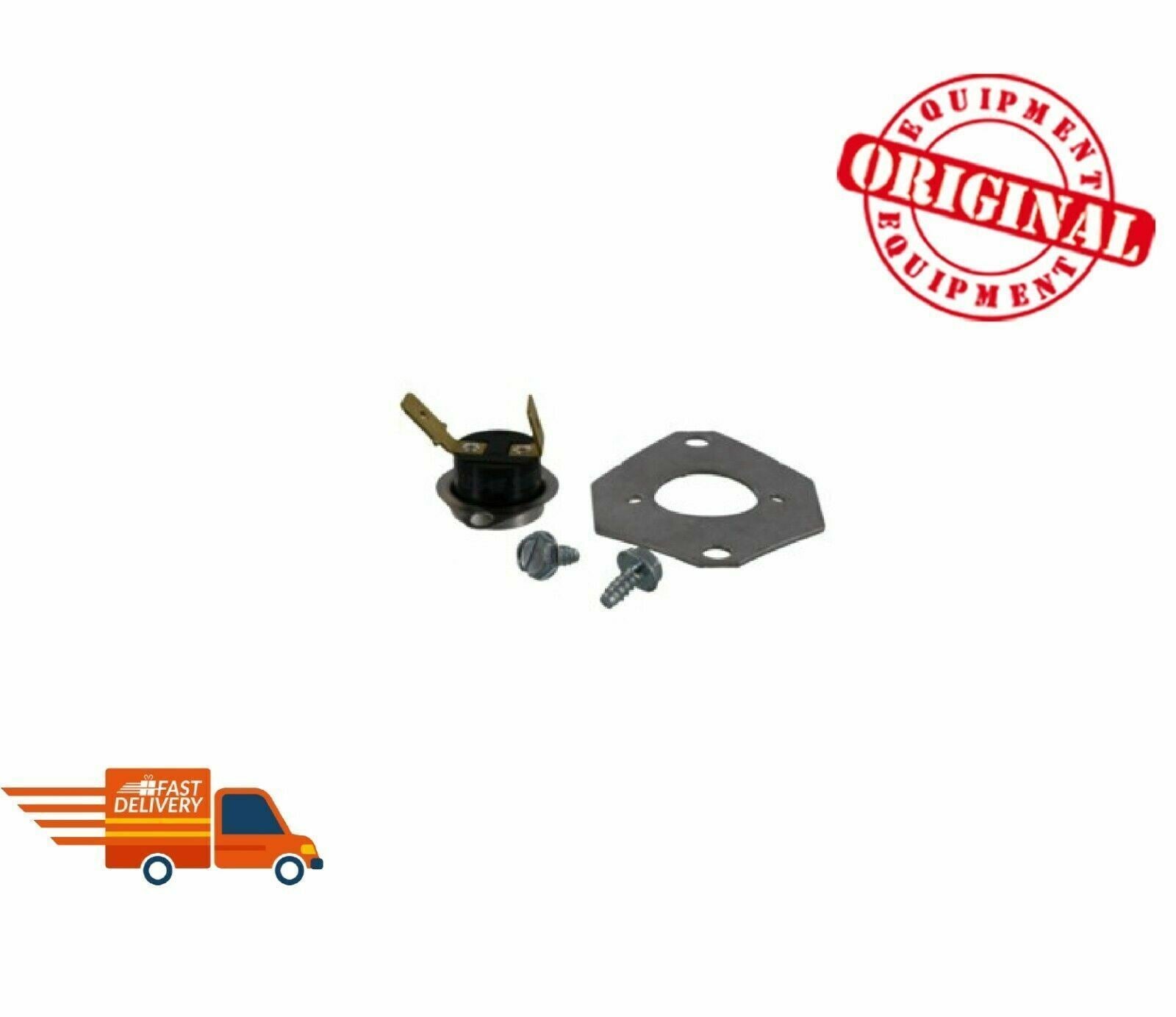 New Genuine OEM 489P3 Dryer Limit Thermostat with Plate Kit AP4052097, PS2044484