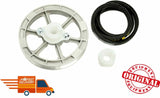 New OEM Genuine Speed Queen # 204486 Washer Aluminum Pulley With Belt Kit