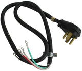 New OEM Genuine Whirlpool PT400L Dryer Power Cord 4' 4 Prong Cord