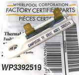 New Genuine OEM 3392519 FSP Whirlpool Dryer Thermal Fuse