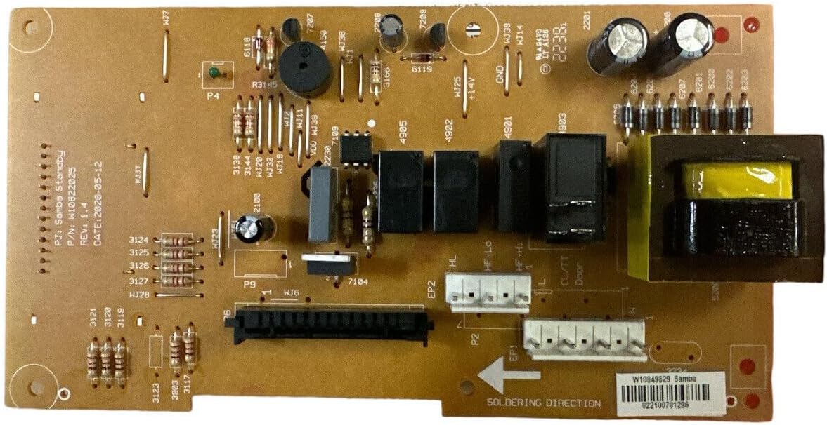 Amesias W11552018 for Whirlpool Control Board - Updated Version - W10849829 W10892389 W11544451 G GS