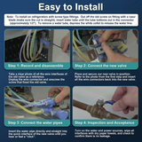 242253002 242102201 Water Inlet Valve for Electrolux Frigidaire