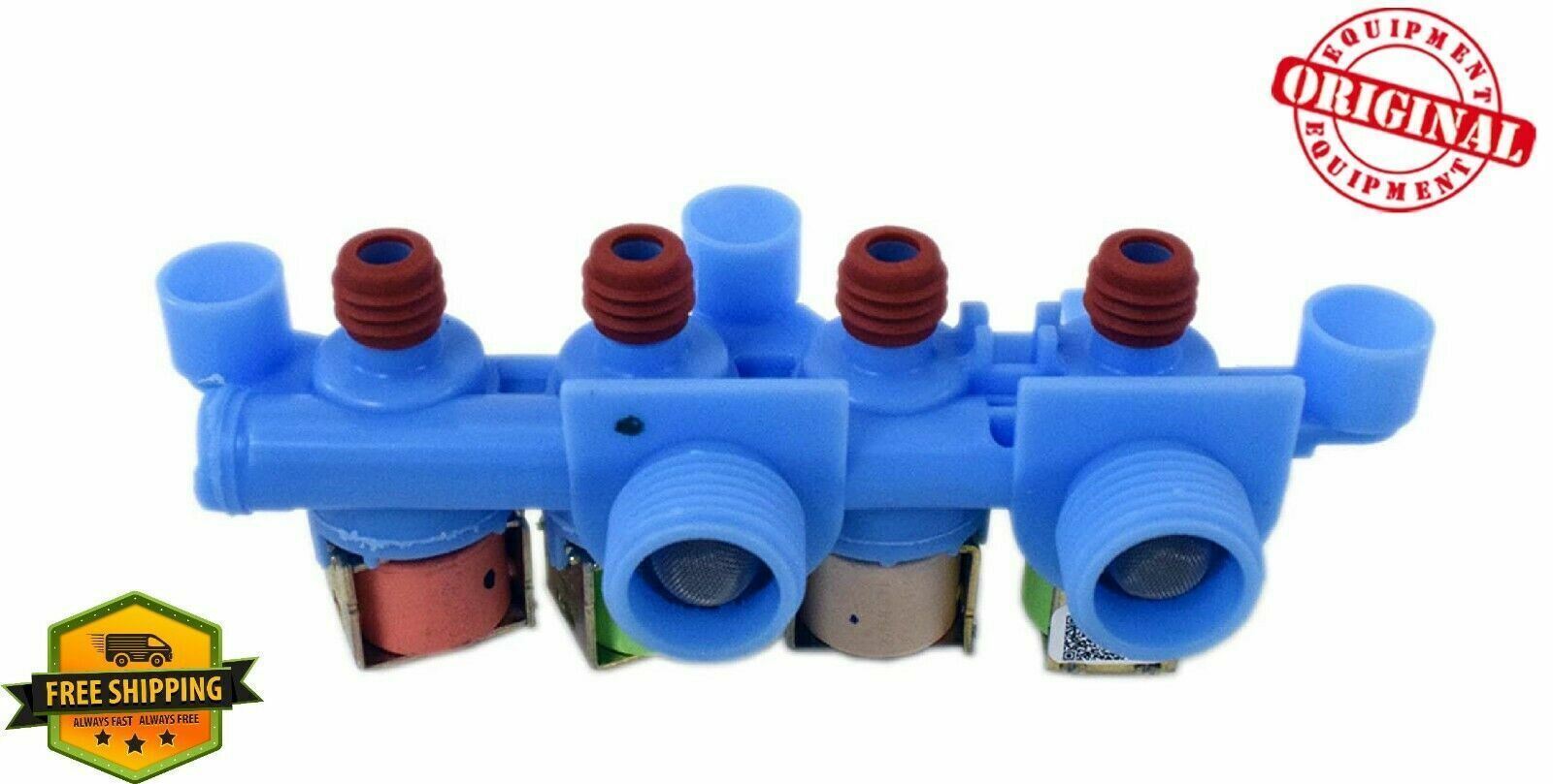 New OEM GE WH13X26637 Washer Quad Water Valve WH13X24058 Genuine