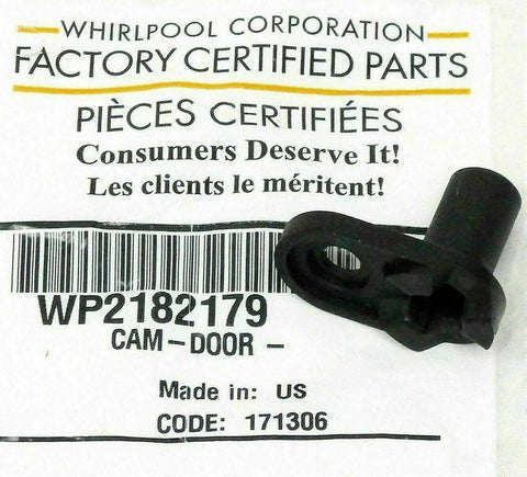 New OEM Genuine Whirlpool 2182179 Refrigerator Door Cam AP6005980 PS11739042