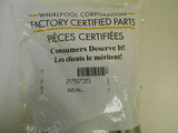 New Genuine OEM 279735 Whirlpool Rear Drum Seal