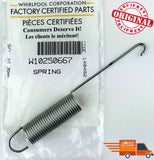 New Genuine OEM W10250667 Whirlpool Washer Suspension Spring