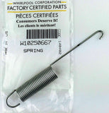 New Genuine OEM W10250667 Whirlpool Washer Suspension Spring