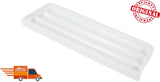 New OEM Genuine 2206671W Whirlpool Refrigerator Grille, Overflow (White)