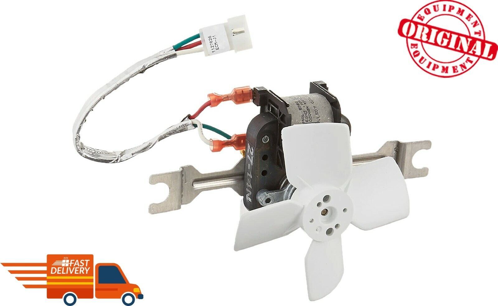 New OEM Genuine 4318017 Whirlpool Refrigerator Evaporator Fan Motor Kit