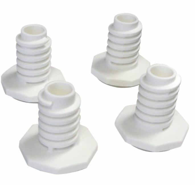 New OEM Genuine W11213957 Whirlpool Leveling Foot OEM WPW11213957 - 4 Pieces