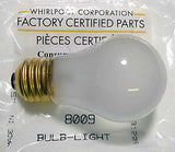 New OEM Genuine Whirlpool 8009 WP8009 40 Watt Appliance Light Bulb AP3607217